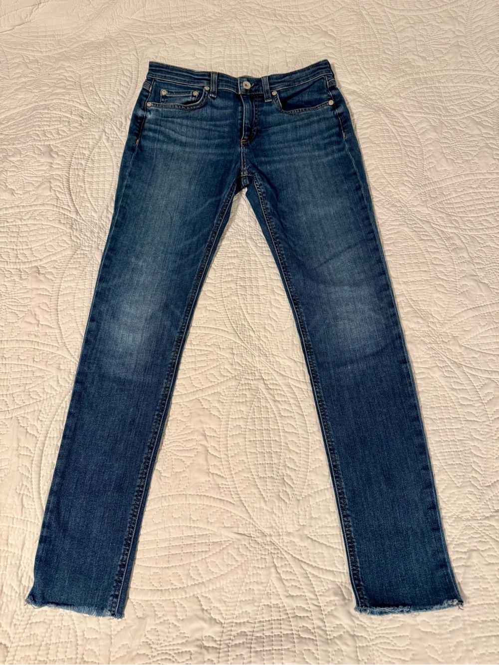 rag & bone Women's Skinny Jeans - Medium Blue Wash size27